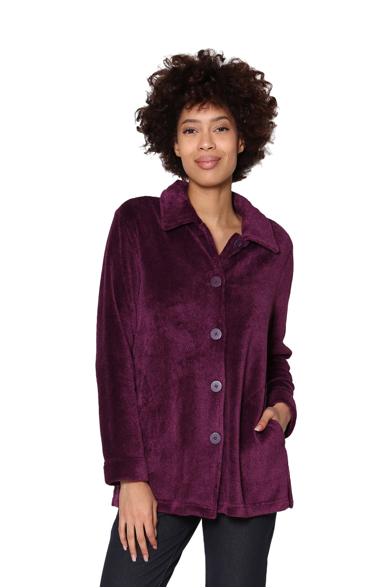 Ladies fleece cheap bed jacket