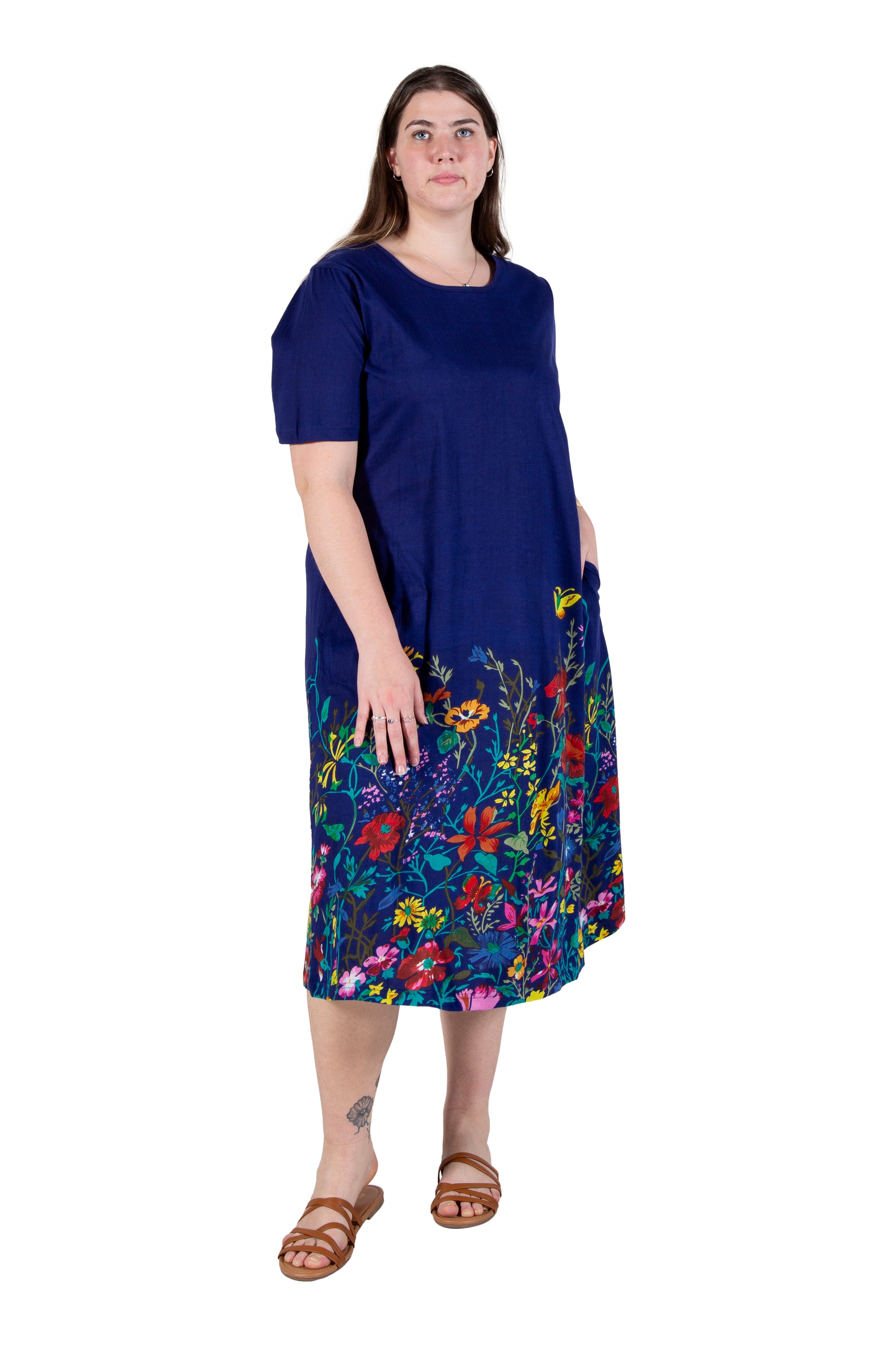 Cotton sundress plus size best sale